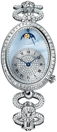 Breguet Reine De Naples Niebieski/18 karatowe białe złoto Ø30.45 mm 8909BB-VD-J29-DDDD