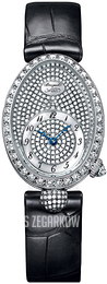 Breguet Reine De Naples Zestaw diamentów/Skóra Ø24.95 mm 8928BB-8D-944-DD0D3L