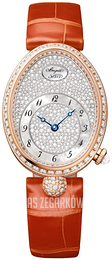 Breguet Reine De Naples Zestaw diamentów/Skóra Ø28.45 mm 8938BR-8D-964-DD0D