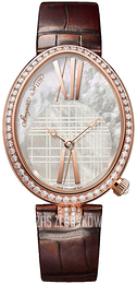 Breguet Reine De Naples Biały/Skóra Ø34.95 mm 8965BR-5W-986-DD0D