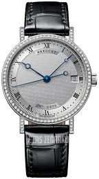 Breguet Classique Srebrny/Skóra Ø33.5 mm 9068BB-12-976-DD00