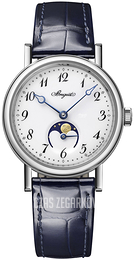 Breguet Classique Biały/Skóra Ø30 mm 9087BB-29-964