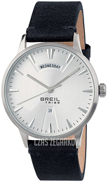 Breil Tribe Srebrny/Skóra Ø41 mm EW0418