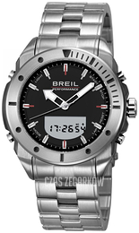 Breil Sportside Czarny/Stal Ø42 mm TW1122