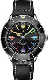 Breitling Superocean Heritage 57 Czarny/Skóra Ø42 mm A103701A1B1X1