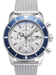 Breitling Superocean Heritage Chronograph Srebrny/Stal Ø46 mm A1332016-G698-152A