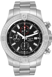Breitling Super Avenger Chronograph 48 Czarny/Stal Ø48 mm A13375101B1A1
