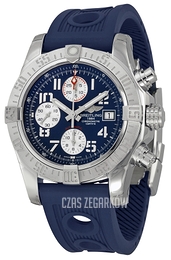 Breitling Avenger II Chronograph Niebieski/Guma Ø43 mm A1338111.C870.211S.A20D.2