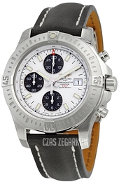 Breitling Biały/Skóra Ø44 mm A1338811-G804-435X-A20BA.1