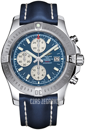 Breitling Colt Chronograph Niebieski/Skóra Ø44 mm A13388111C1X1