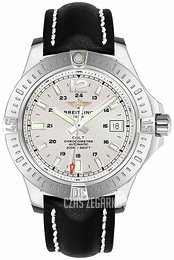 Breitling Colt Automatic Srebrny/Skóra Ø41 mm A1731311-G820-428X-A18BA.1