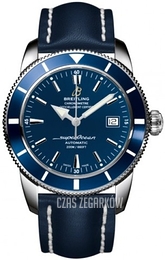 Breitling Superocean Heritage 42 Niebieski/Skóra Ø42 mm A1732116-C832-105X-A20BA.1