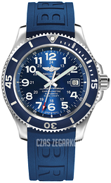 Breitling Superocean Ii 42 Niebieski/Guma Ø42 mm A17365D1-C915-149S-A18D.2