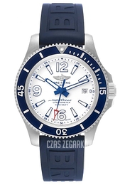 Breitling Superocean Ii 42 Biały/Guma Ø42 mm A17366D81A1S2