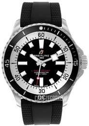 Breitling Superocean Automatic 42 Czarny/Guma Ø42 mm A17375211B1S1