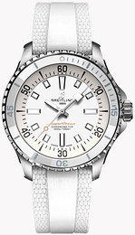 Breitling Superocean Automatic 36 Biały/Guma Ø36 mm A17377211A1S1