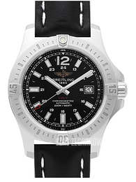 Breitling Colt 44 Automatic Czarny/Skóra Ø44 mm A1738811-BD44-435X-A20BA.1