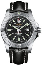 Breitling Colt 44 Automatic Czarny/Skóra Ø44 mm A1738811-BD44-435X