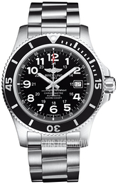 Breitling Superocean Ii 44 Czarny/Stal Ø44 mm A17392D71B1A1