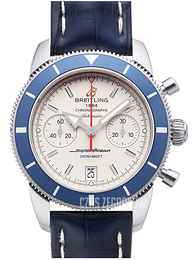 Breitling Superocean Heritage Chrono 44 Srebrny/Skóra Ø44 mm A2337016-G753-731P-A20BA.1
