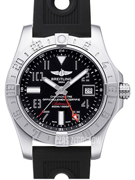 Breitling Avenger II GMT Czarny/Guma Ø43 mm A3239011.BC34.200S.A20D.2