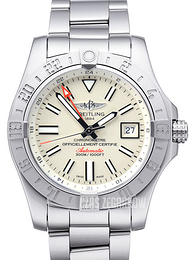 Breitling Avenger II GMT Beżowy/Stal Ø43 mm A3239011.G778.170A