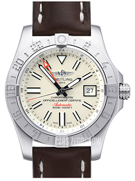 Breitling Avenger II GMT Beżowy/Skóra Ø43 mm A3239011.G778.437X.A20BA.1