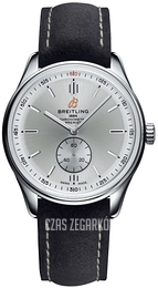 Breitling Premier Automatic 40 Srebrny/Skóra Ø40 mm A37340351G1X1