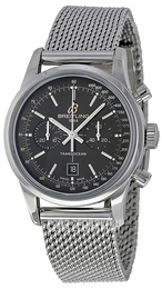 Breitling Transocean Chronograph Czarny/Stal Ø38 mm A4131012-BC06-171A