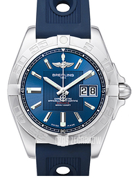 Breitling Galactic 41 Niebieski/Guma Ø41 mm A49350L2-C806-203S-A18D.2