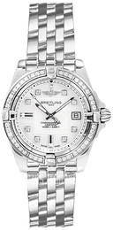 Breitling Galactic 32 Biały/Stal Ø31.8 mm A71356LA.A708.367A