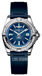 Breitling Galactic 32 Niebieski/Guma Ø31.8 mm A71356LA.C811.141S.A14S.1