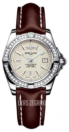 Breitling Galactic 32 Beżowy/Skóra Ø31.8 mm A71356LA.G702.410X.A14BA.1