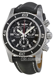 Breitling Superocean Chronograph M2000 Czarny/Skóra Ø46 mm A73310A8-BB73-441X-A20BA.1