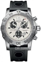 Breitling Colt Chronograph II Srebrny/Guma Ø44 mm A7338710-G742-200S-A20DSA.2