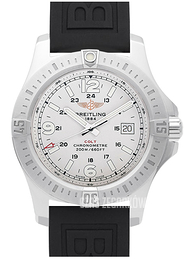 Breitling Colt 44 Srebrny/Guma Ø44 mm A7438811-G792-152S-A20S.1