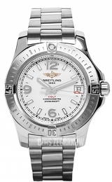 Breitling Colt 36 Srebrny/Stal Ø36 mm A7438911-G803-178A