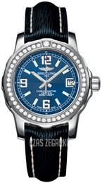 Breitling Colt 33 Niebieski/Skóra Ø33 mm A7738753-C850-210X-A14BA.1