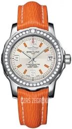 Breitling Colt 33 Srebrny/Skóra Ø33 mm A7738753-G764-212X-A14BA.1