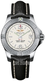 Breitling Colt 33 Srebrny/Skóra Ø33 mm A7738811-G793-208X-A14BA.1