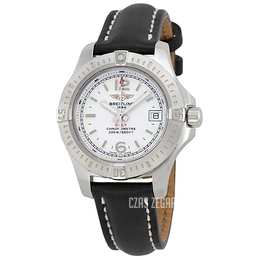 Breitling Colt 33 Srebrny/Skóra Ø33 mm A7738811-G793-408X-A14BA.1