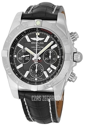 Breitling Chronomat 44 Czarny/Skóra Ø44 mm AB011011-M524-743P-A20BA.1