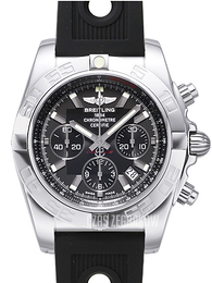 Breitling Chronomat 44 Czarny/Guma Ø44 mm AB011012-M524-200-A20D.2