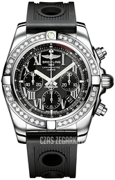 Breitling Chronomat 44 Czarny/Guma Ø44 mm AB011053-B956-200S-A20D.2