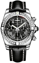 Breitling Chronomat 44 Czarny/Skóra Ø44 mm AB011053-B956-435X-A20BA.1
