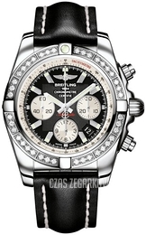 Breitling Chronomat 44 Czarny/Skóra Ø44 mm AB011053-B967-435X-A20BA.1