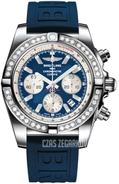 Breitling Chronomat 44 Niebieski/Guma Ø44 mm AB011053-C788-158S-A20S.1