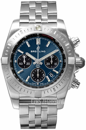 Breitling Chronomat 44 Niebieski/Stal Ø44 mm AB0115101C1A1