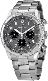 Breitling Aviator 8 B01 Chronograph 43 Szary/Stal Ø43 mm AB0119131B1A1