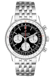Breitling Navitimer 01 Czarny/Stal Ø43 mm AB0121211B1A1